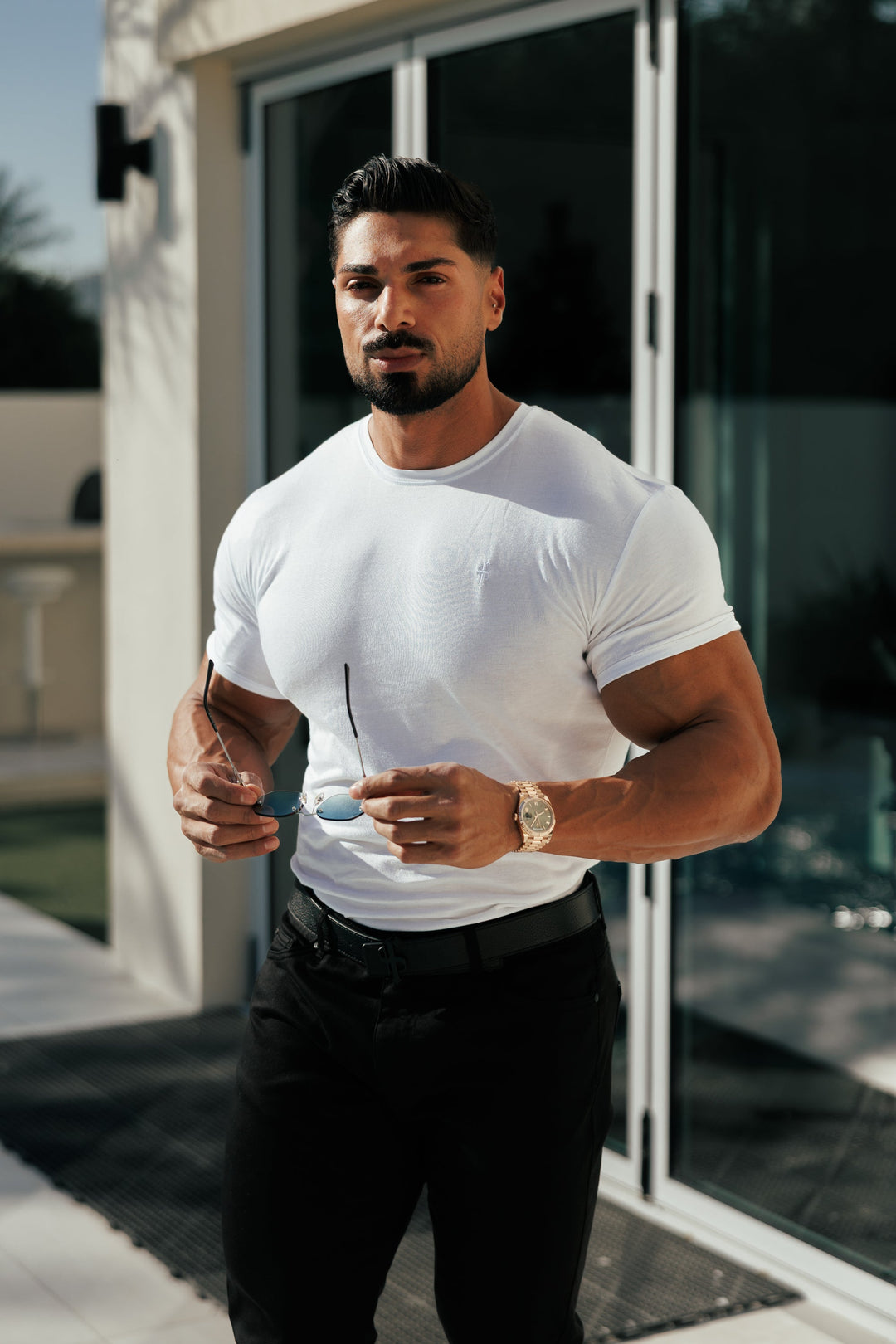 White Crew T Shirt