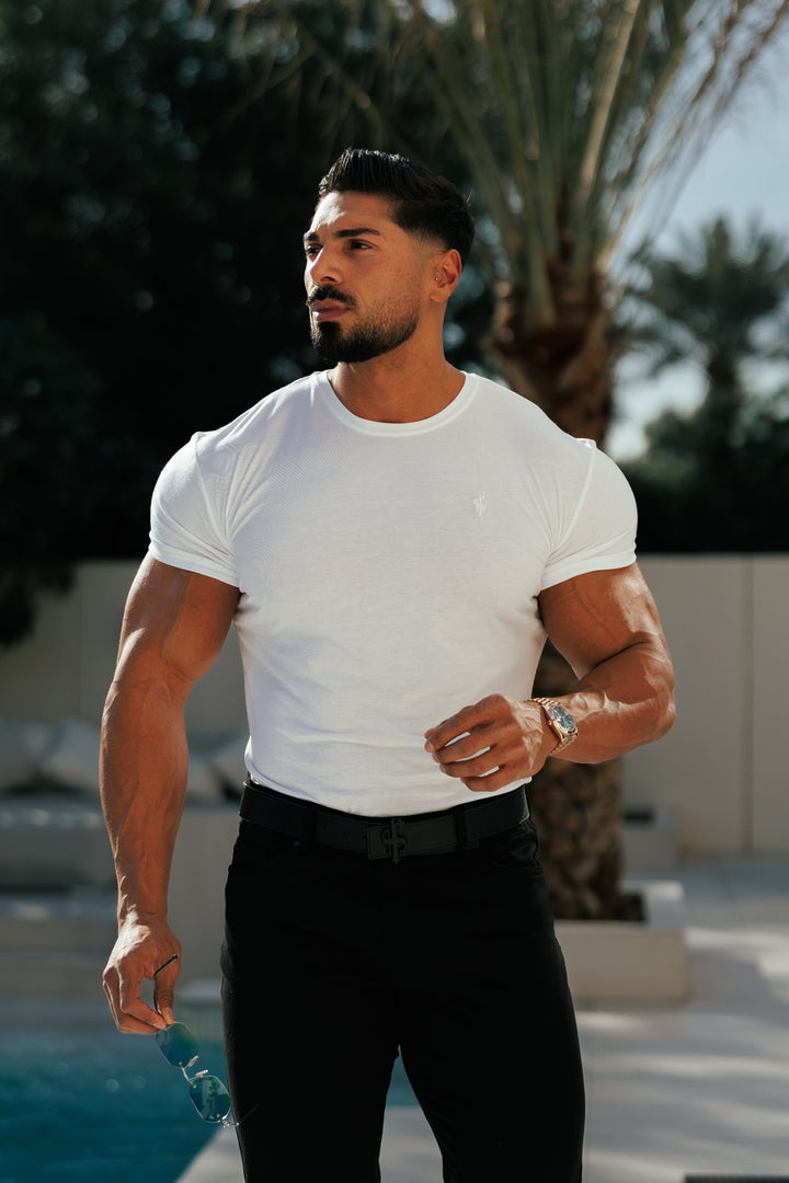 White Crew T Shirt