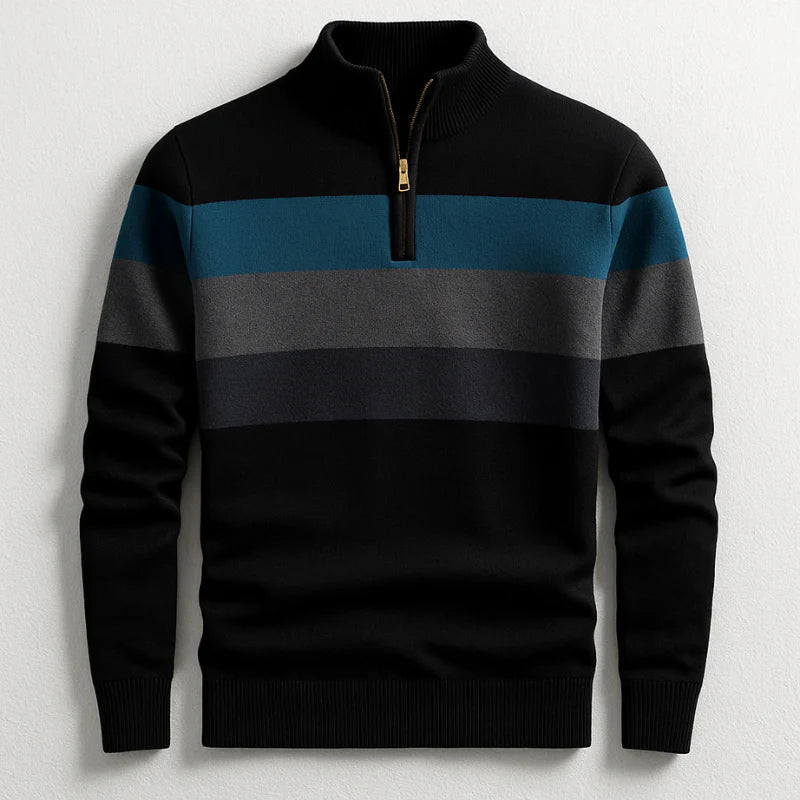ALLAN STRIPE PULLOVER | REFINED COMFORT