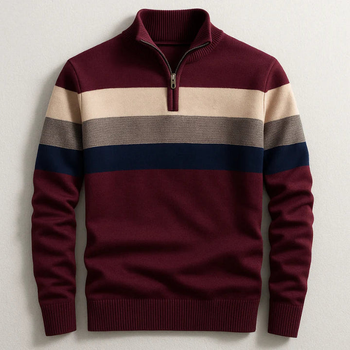 ALLAN STRIPE PULLOVER | REFINED COMFORT