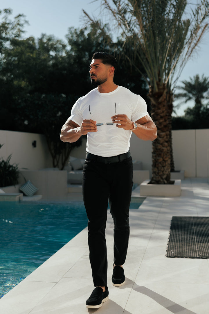 White Crew T Shirt