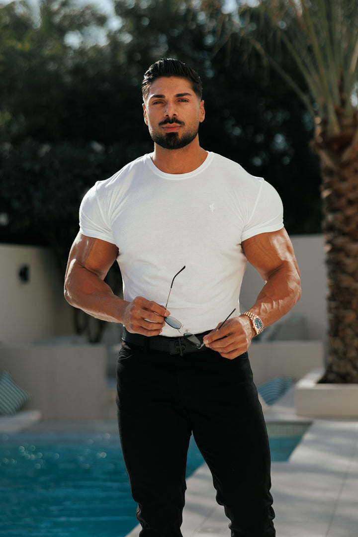 White Crew T Shirt
