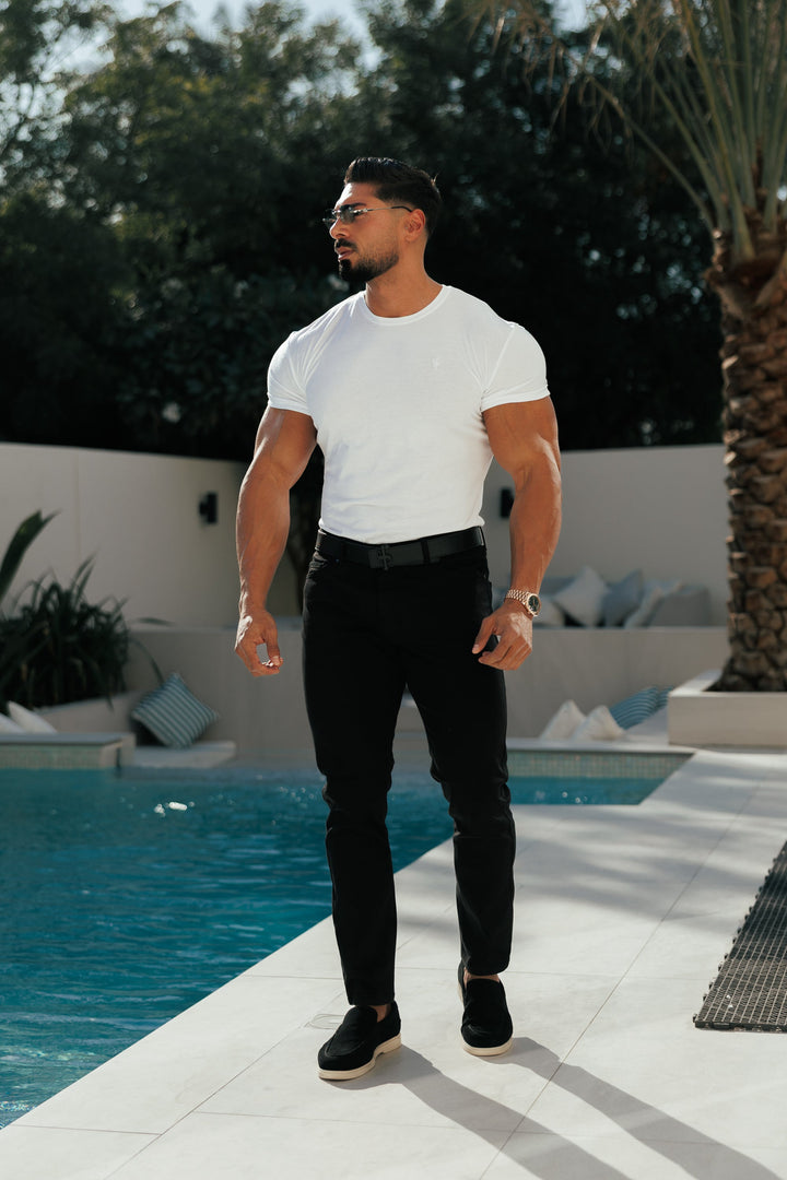 White Crew T Shirt