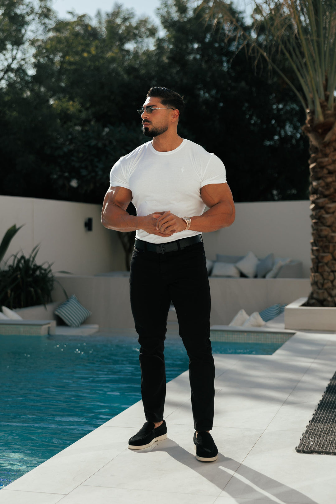 White Crew T Shirt