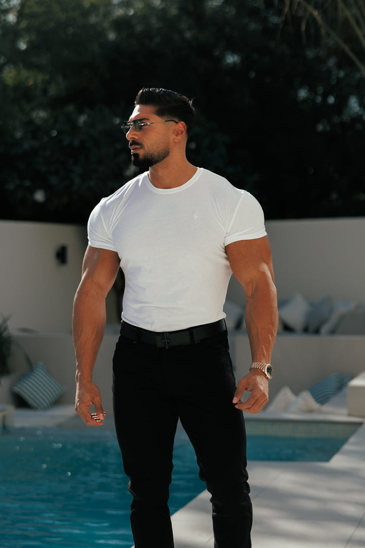 White Crew T Shirt
