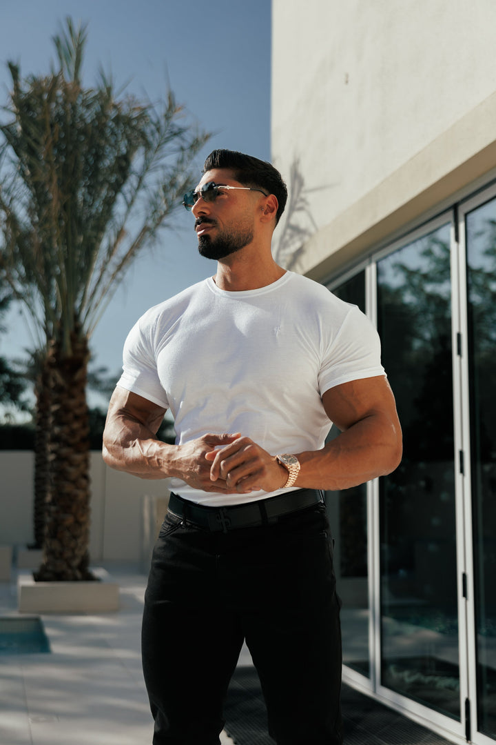 White Crew T Shirt