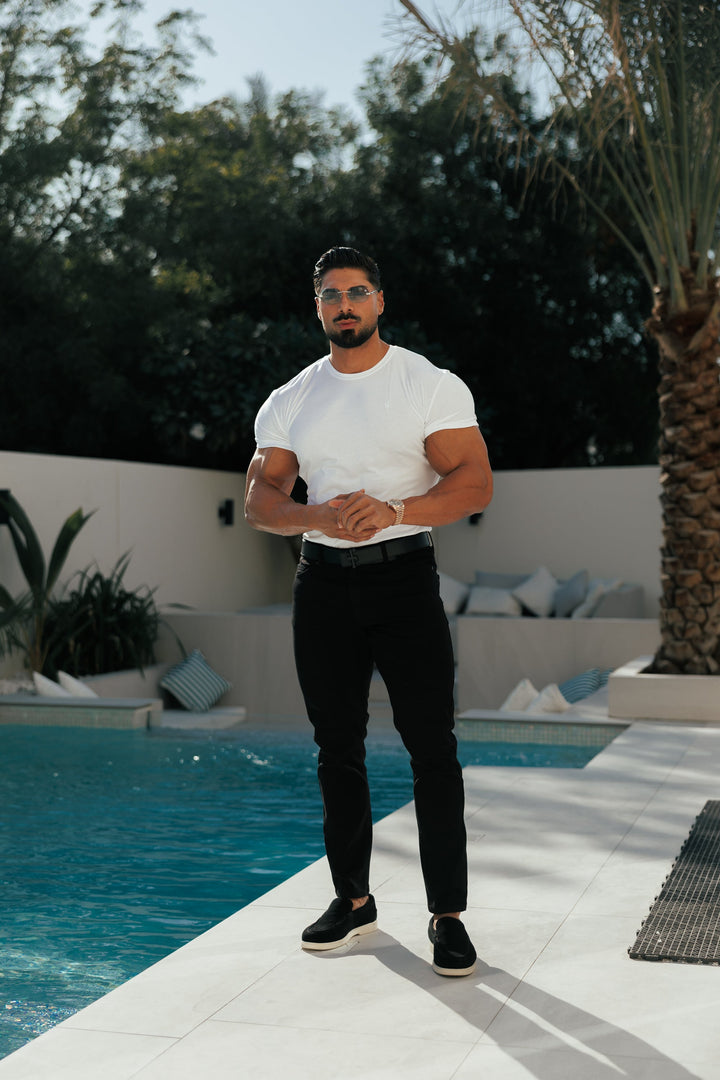 White Crew T Shirt
