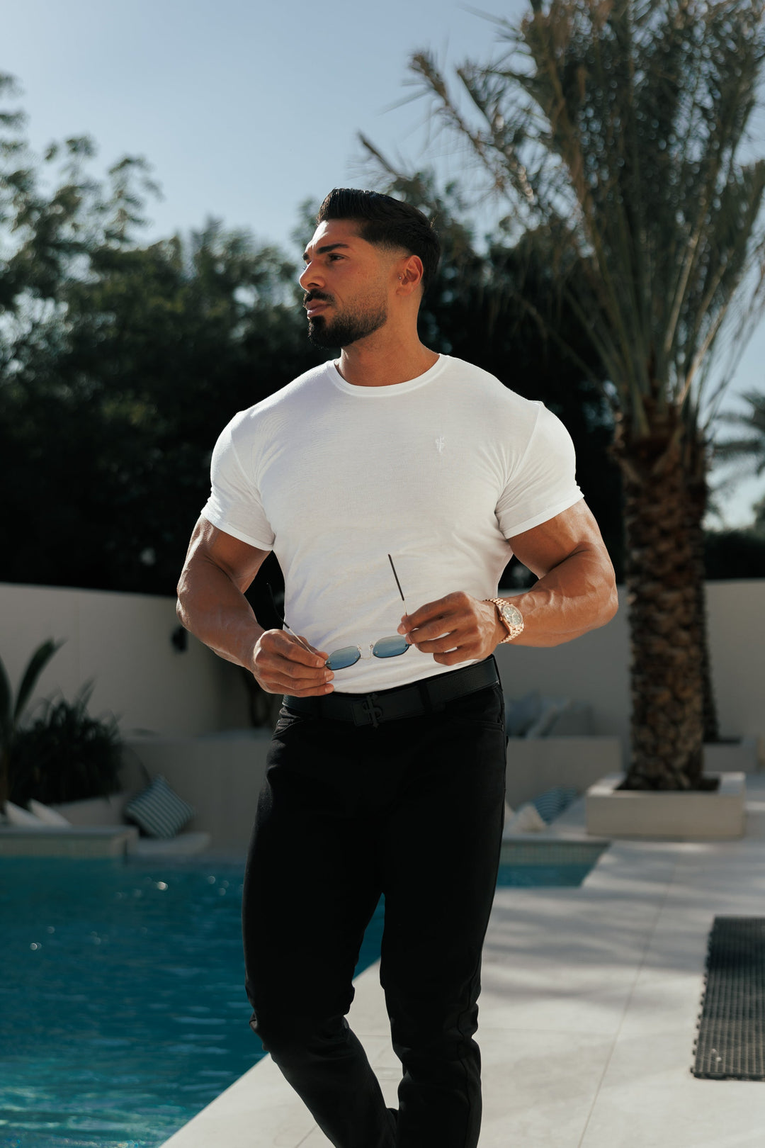 White Crew T Shirt