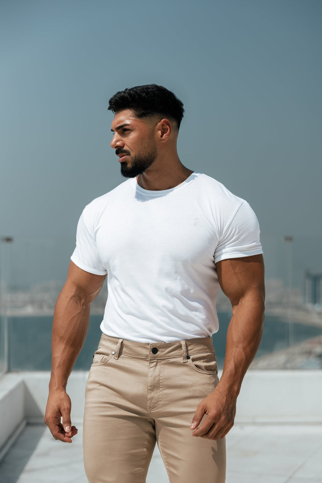 White Crew T Shirt