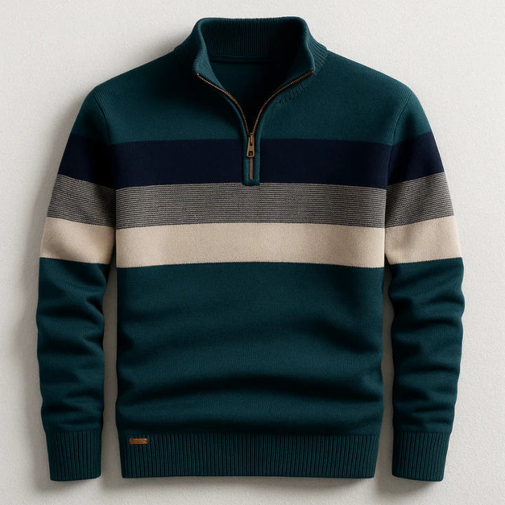 ALLAN STRIPE PULLOVER | REFINED COMFORT