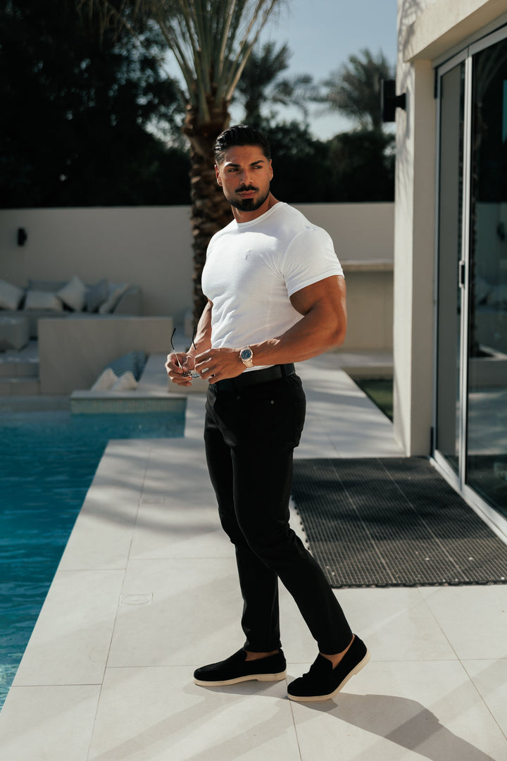 White Crew T Shirt