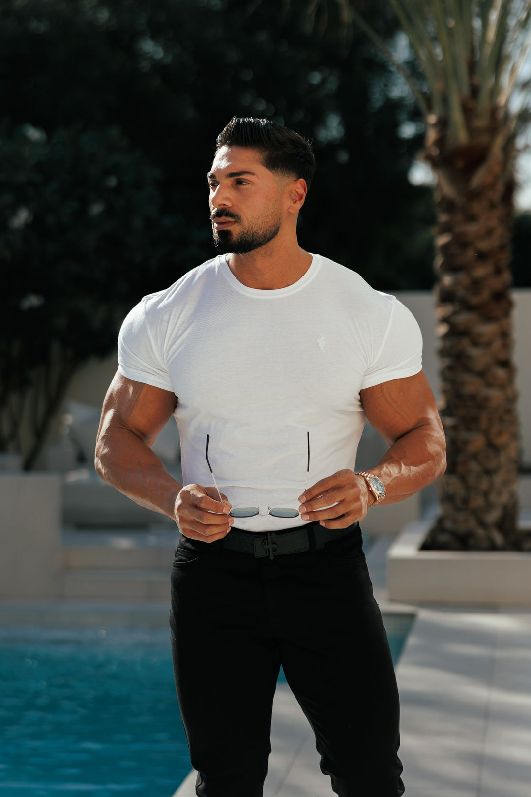 White Crew T Shirt