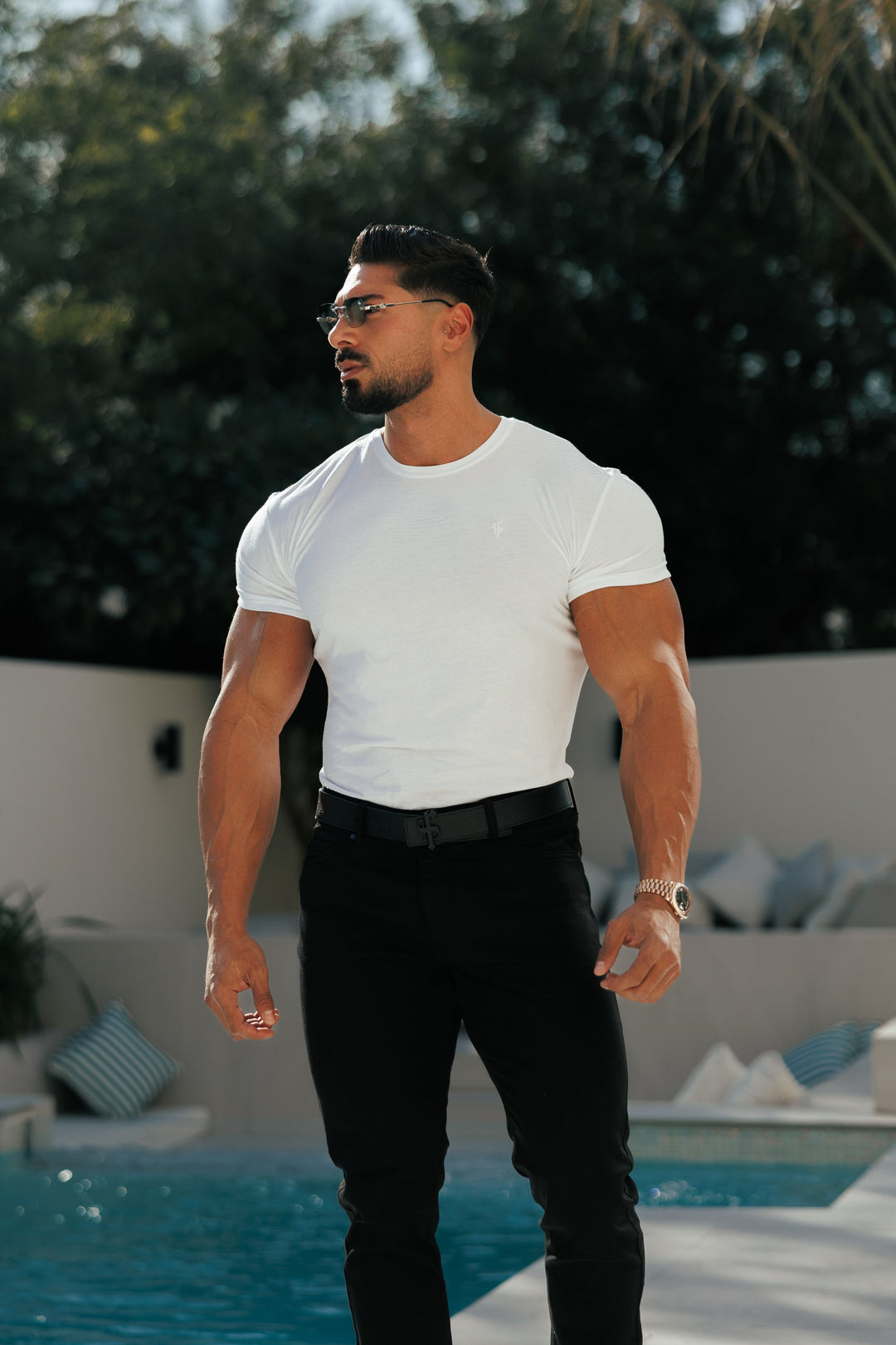 White Crew T Shirt