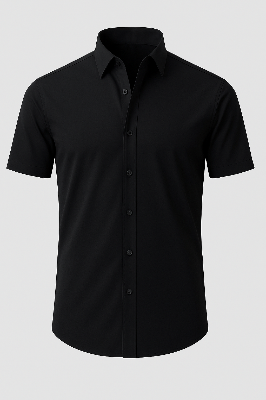 Non-Iron Stretch Shirt – Transparent Buttons