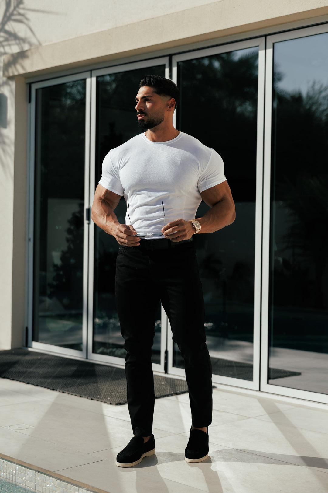White Crew T Shirt