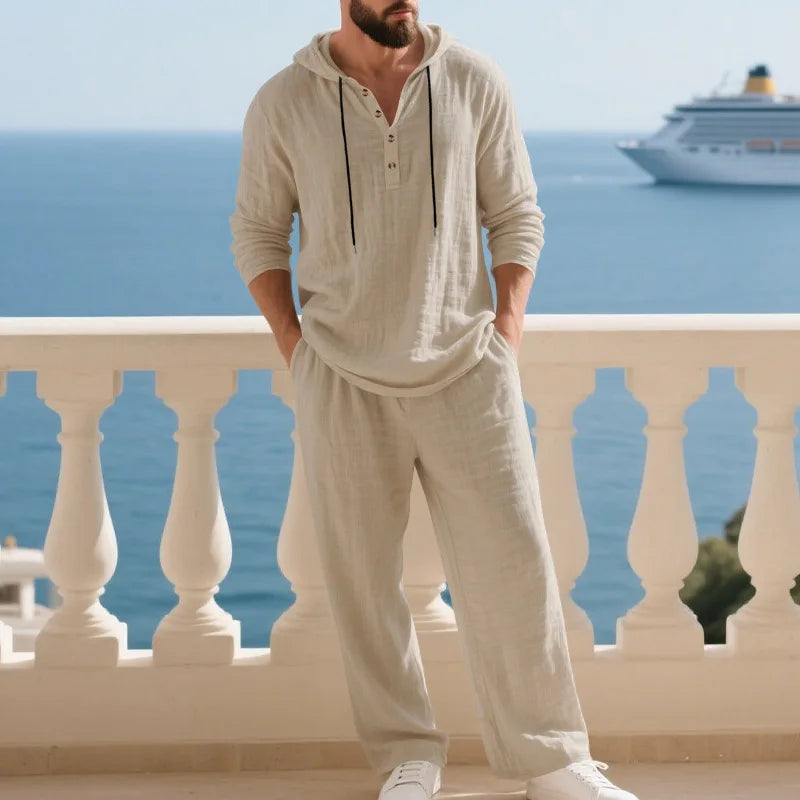 Hooded linen set