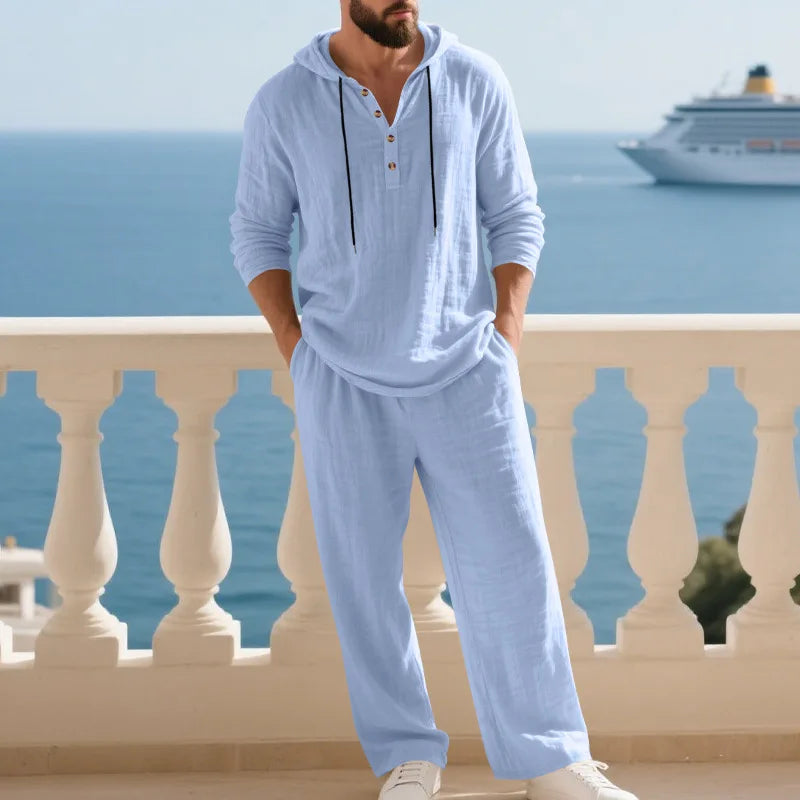 Hooded linen set