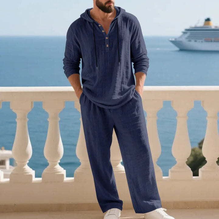 Hooded linen set