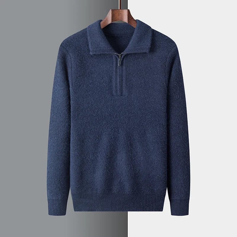 Knit Quarter Zip Sweater