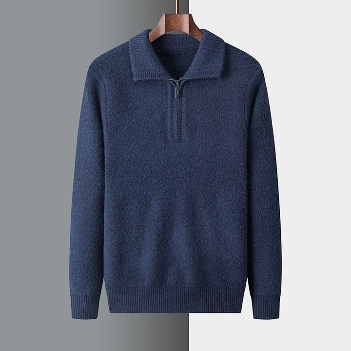 Knit Quarter Zip Sweater