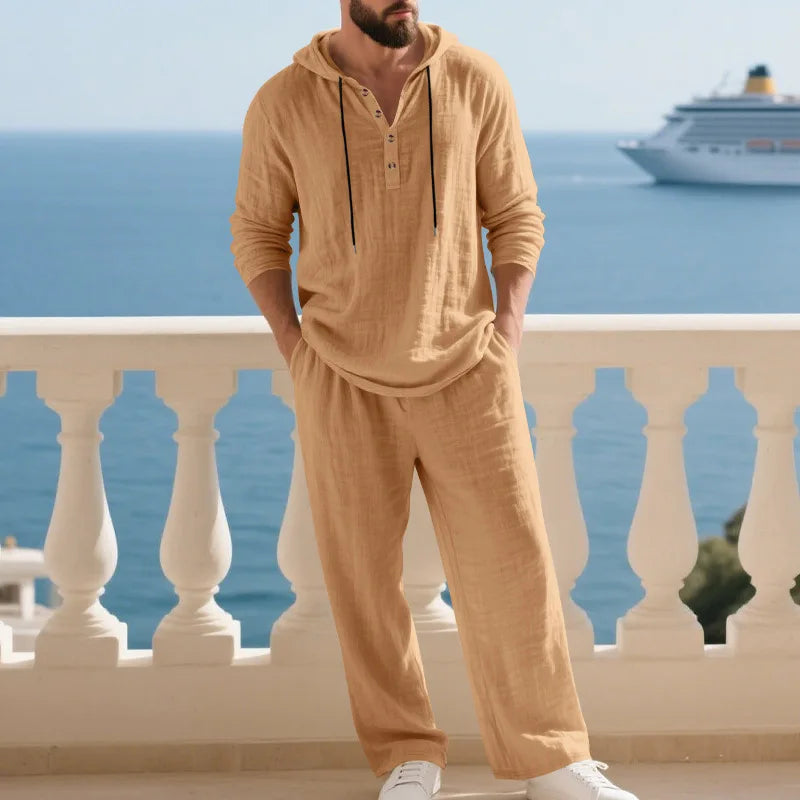 Hooded linen set