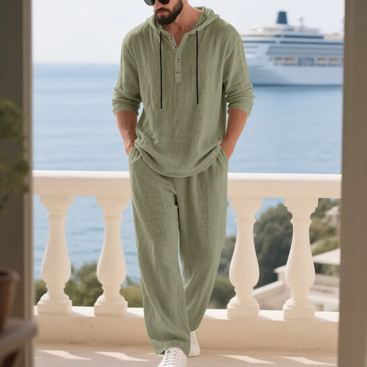 Hooded linen set