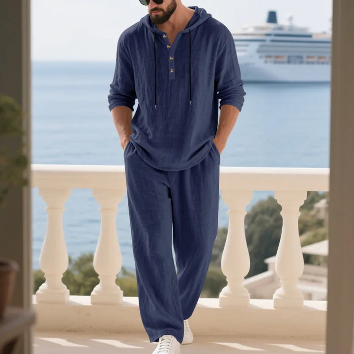 Hooded linen set