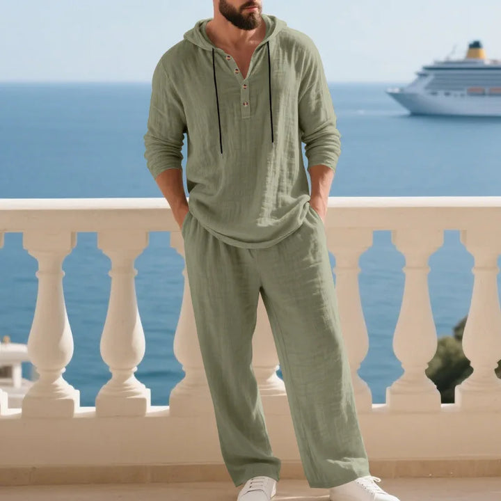 Hooded linen set