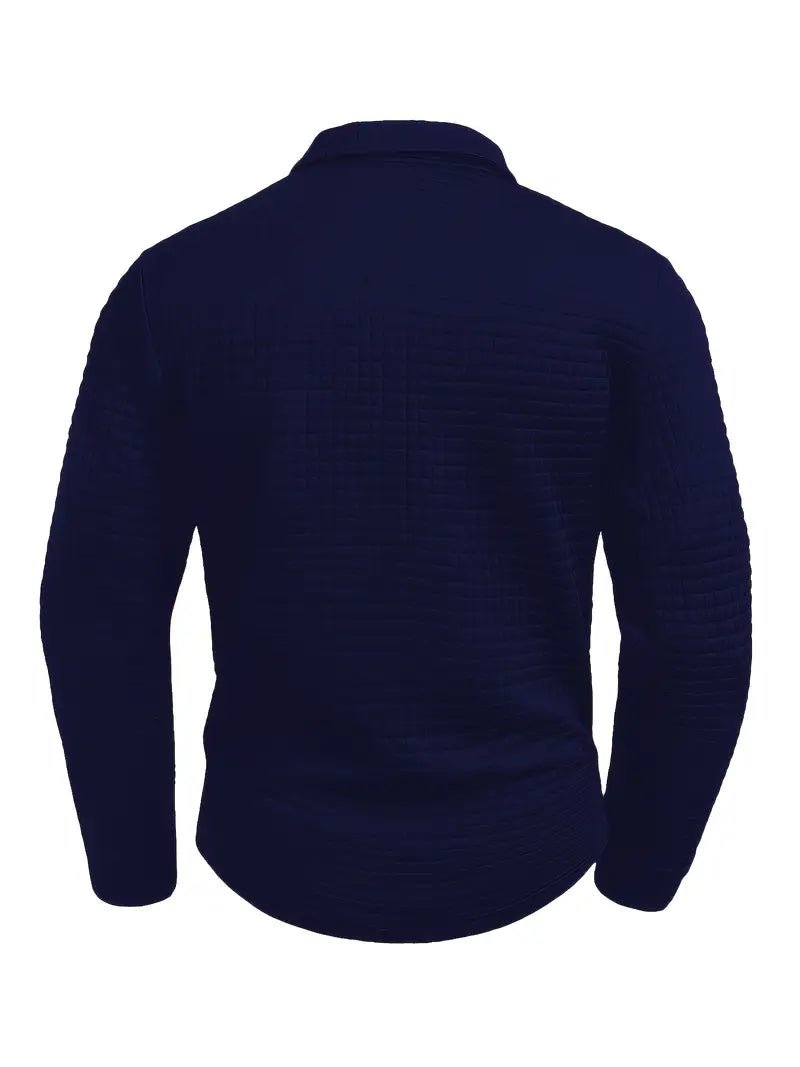 Luxury Long-Sleeve Polo