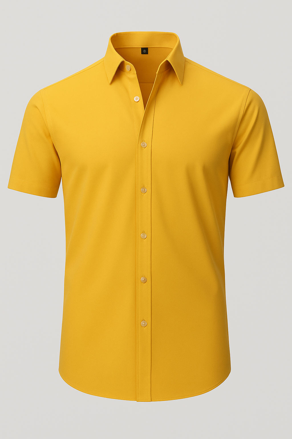 Non-Iron Stretch Shirt – Transparent Buttons