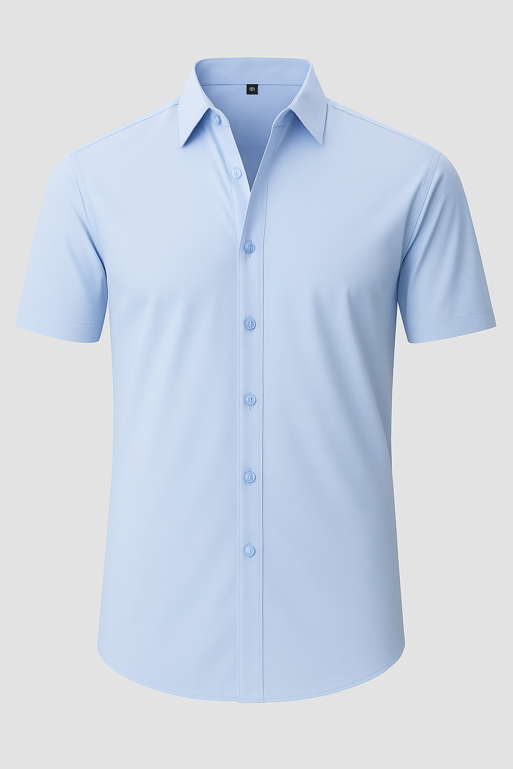 Non-Iron Stretch Shirt – Transparent Buttons