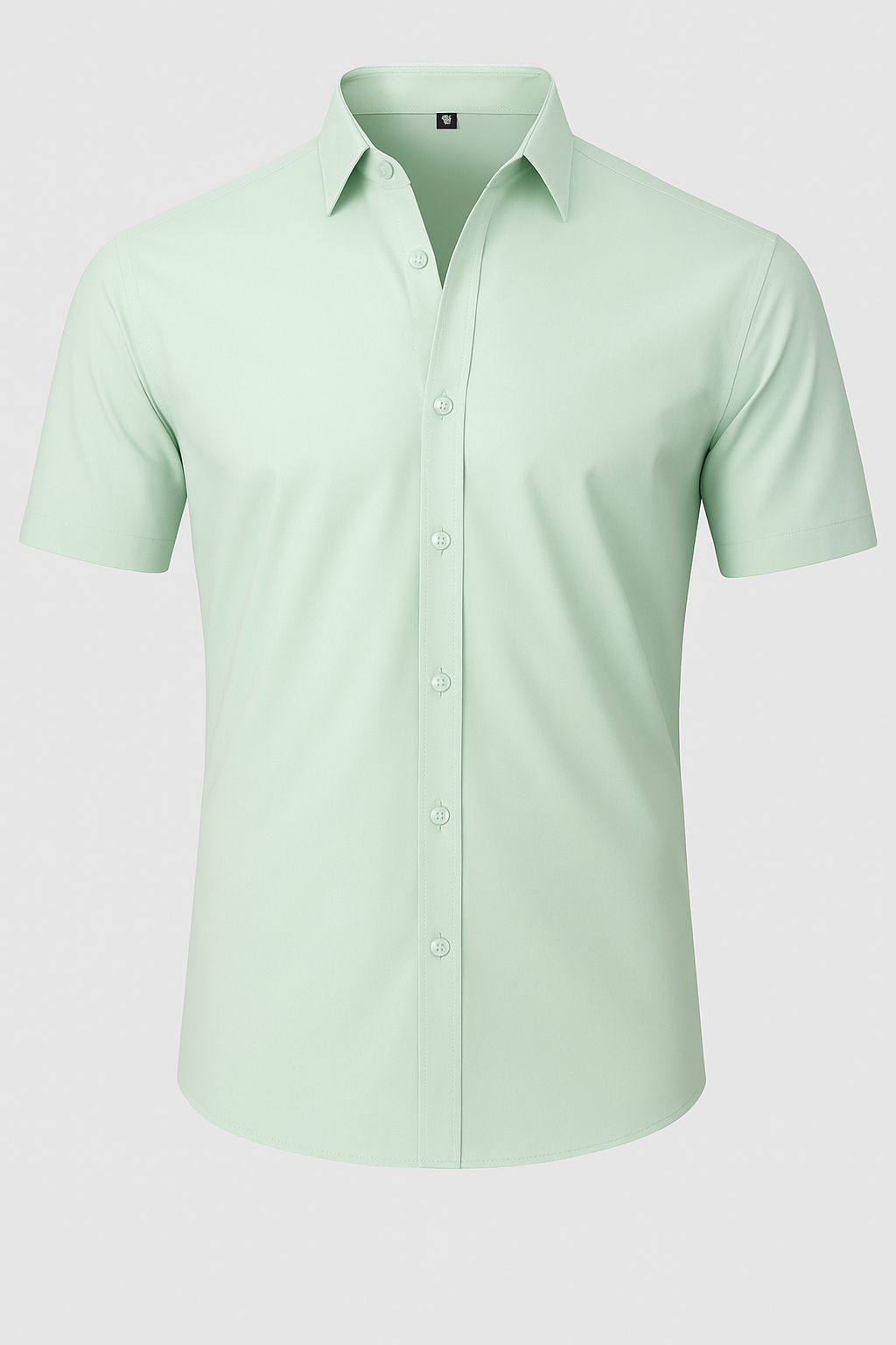 Non-Iron Stretch Shirt – Transparent Buttons