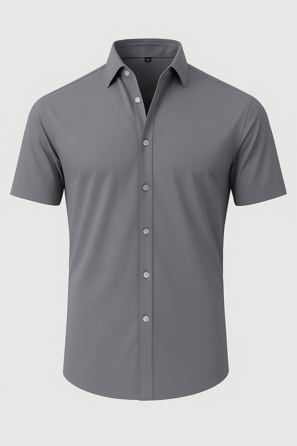 Non-Iron Stretch Shirt – Transparent Buttons