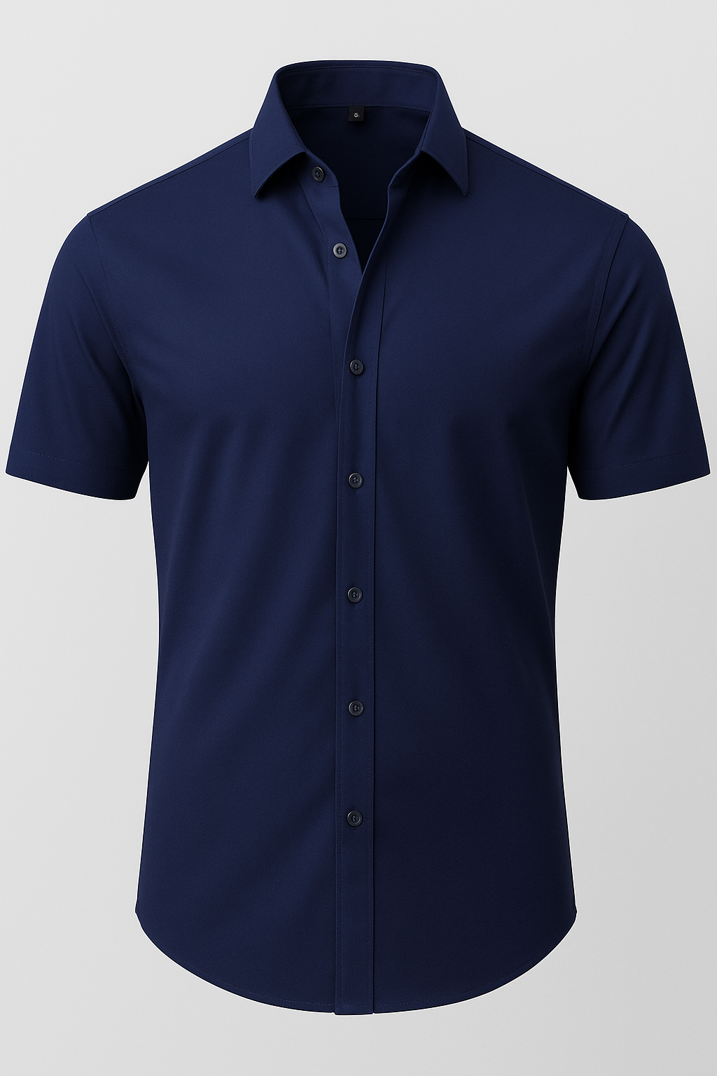 Non-Iron Stretch Shirt – Transparent Buttons