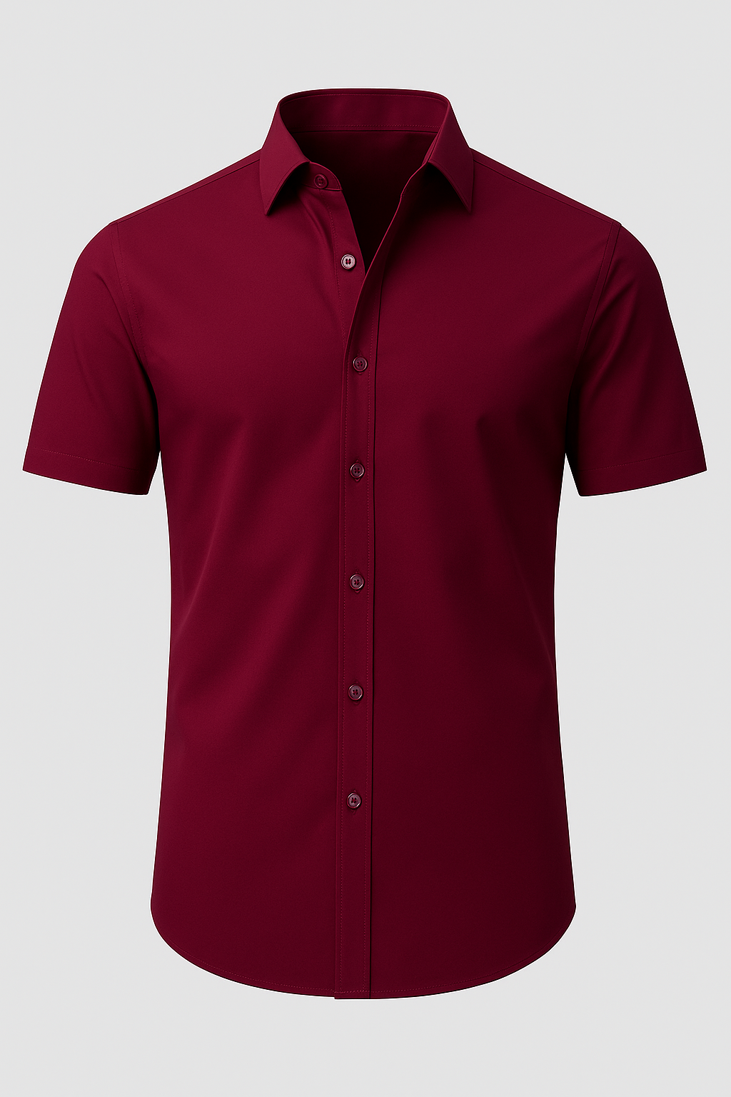 Non-Iron Stretch Shirt – Transparent Buttons