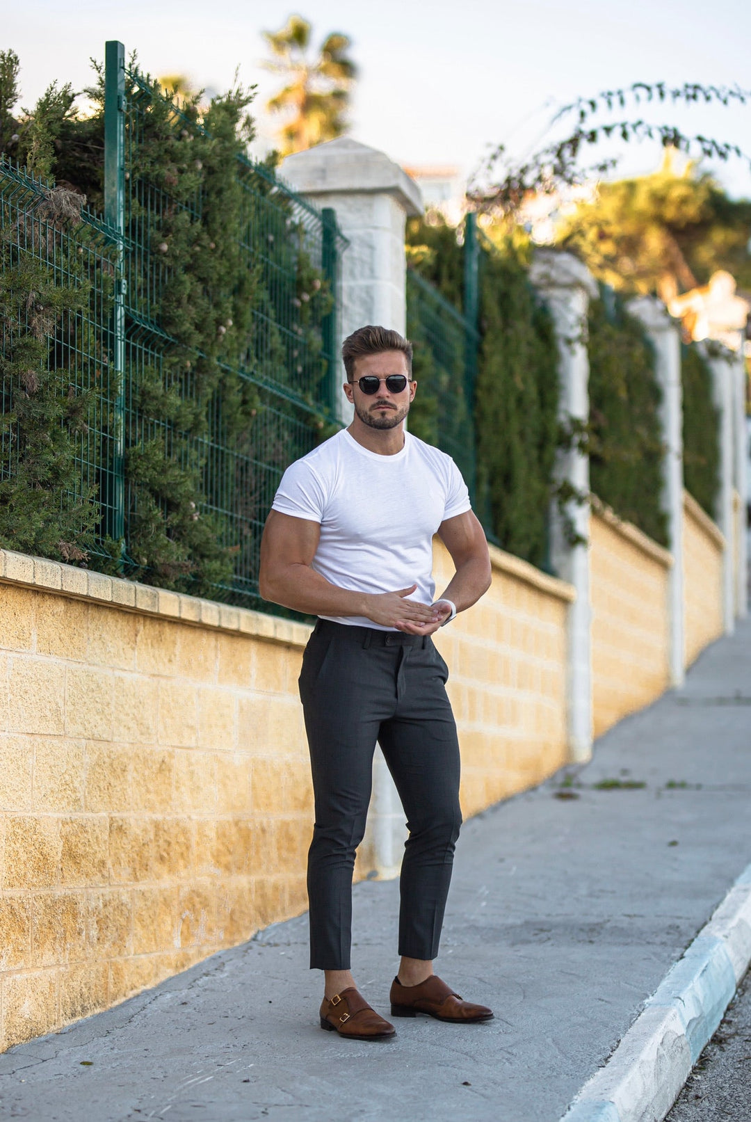 White Crew T Shirt