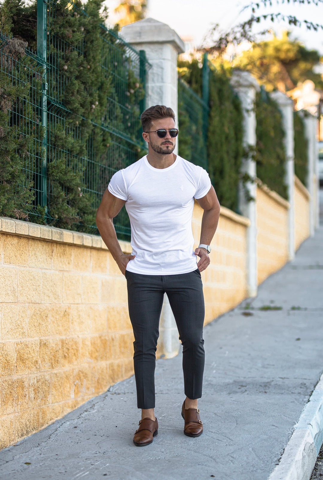 White Crew T Shirt