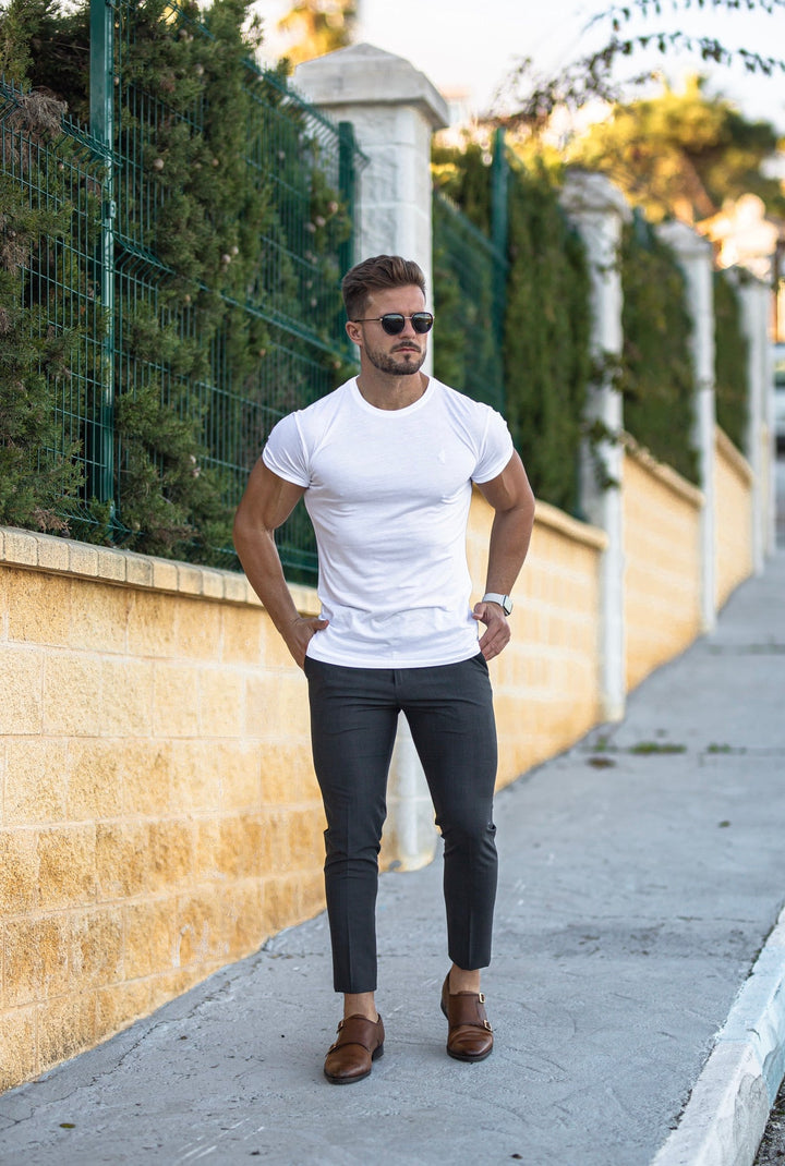 White Crew T Shirt